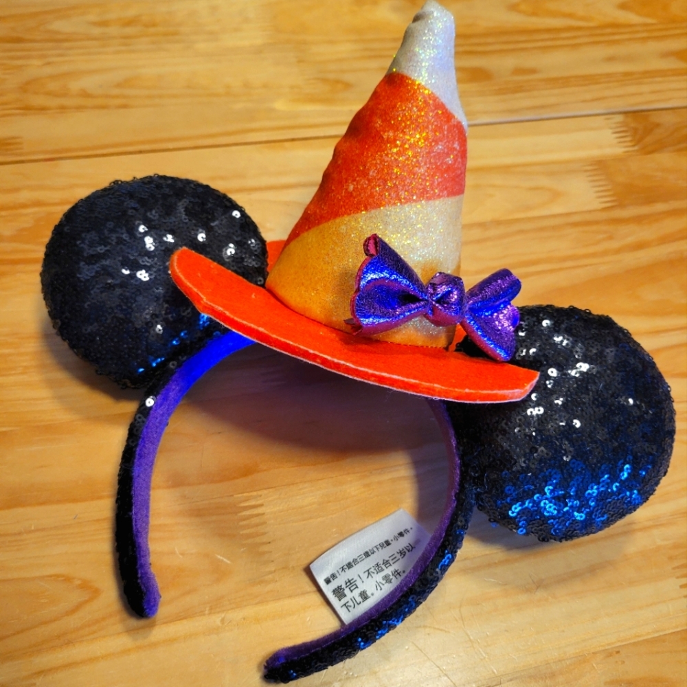 Disney Candy Corn Witch Ears Headband